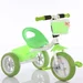Tricicleta copii cu roti EVA si cosulet depozitare – XEL578 Verde